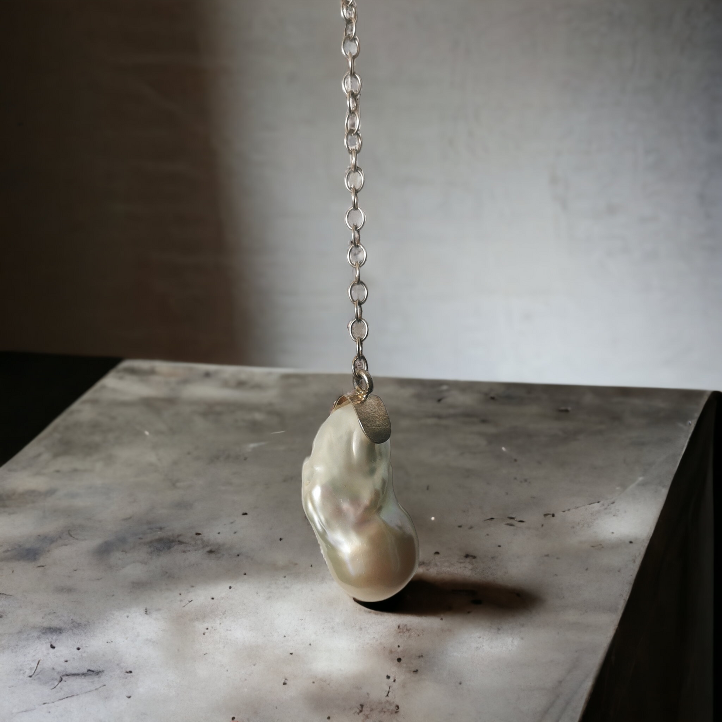 Collana "Profilo con perla"