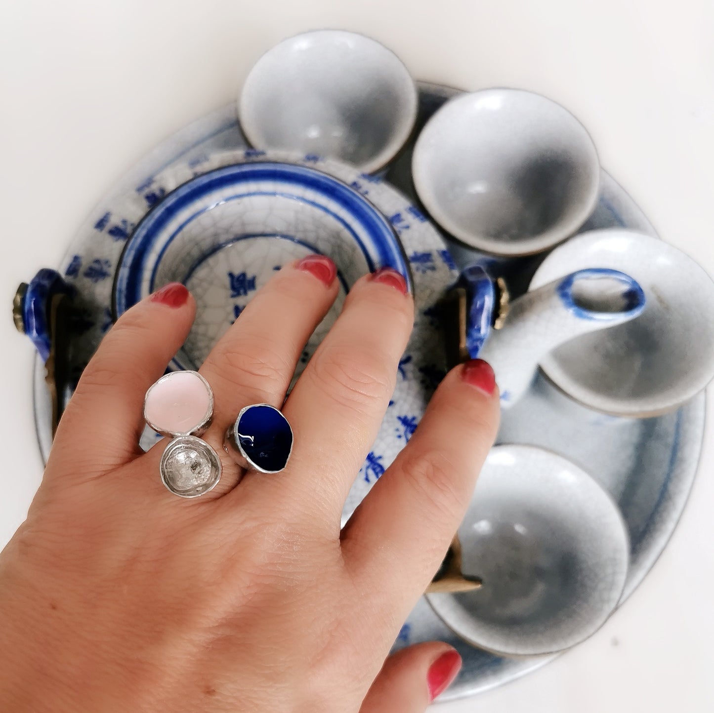 Anello " Tre crateri"