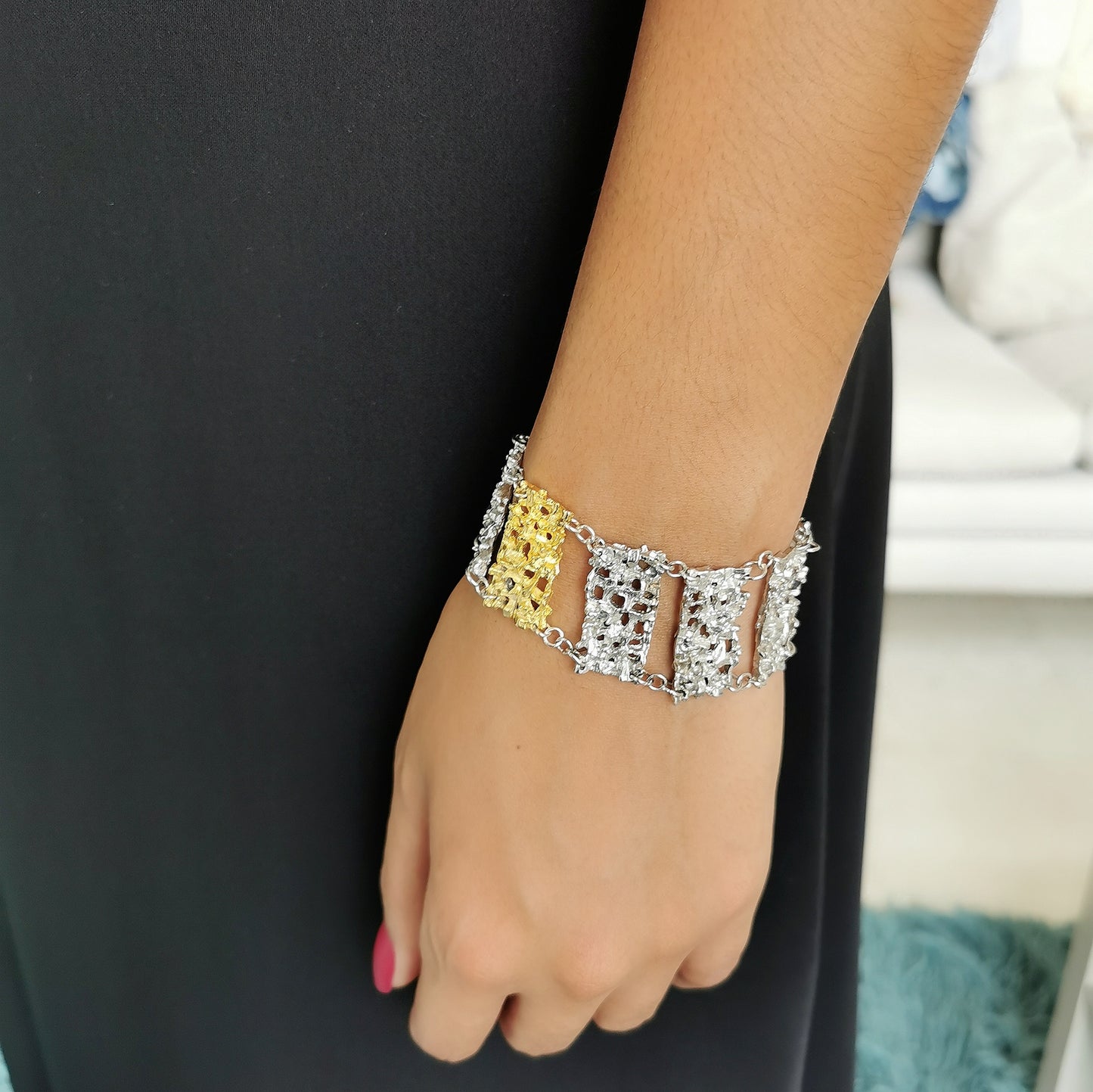 Bracciale piatto "Collezione Barocco"