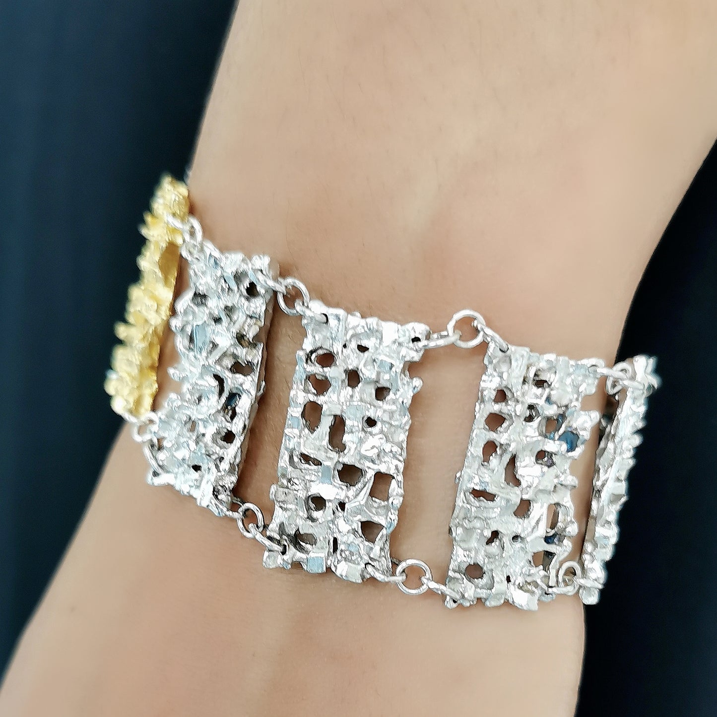 Bracciale piatto "Collezione Barocco"