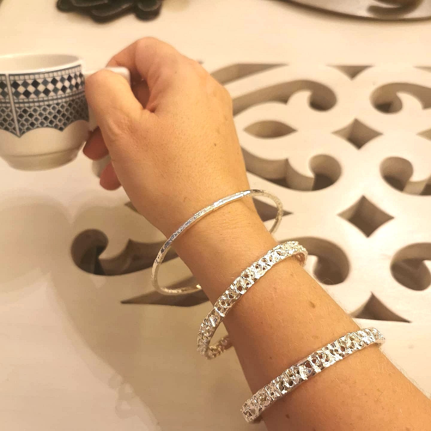 Bracciale rigido "Collezione Barocco"