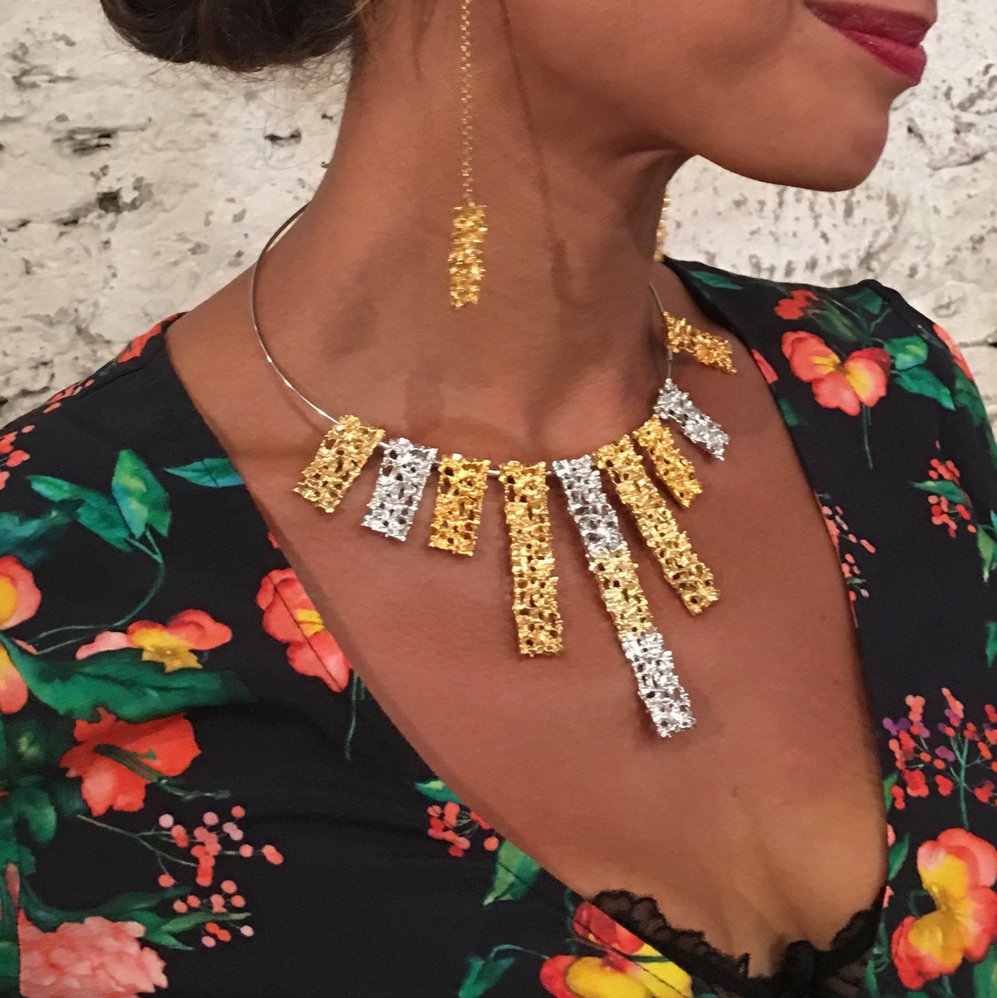 "The SUN" Necklace Baroque Collection