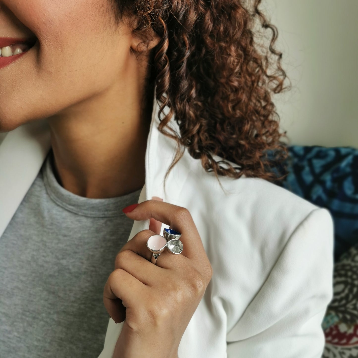 Anello " Tre crateri"