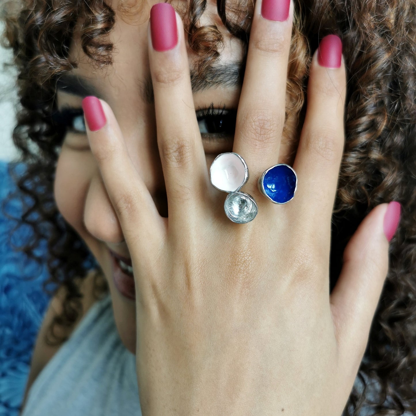 Anello " Tre crateri"