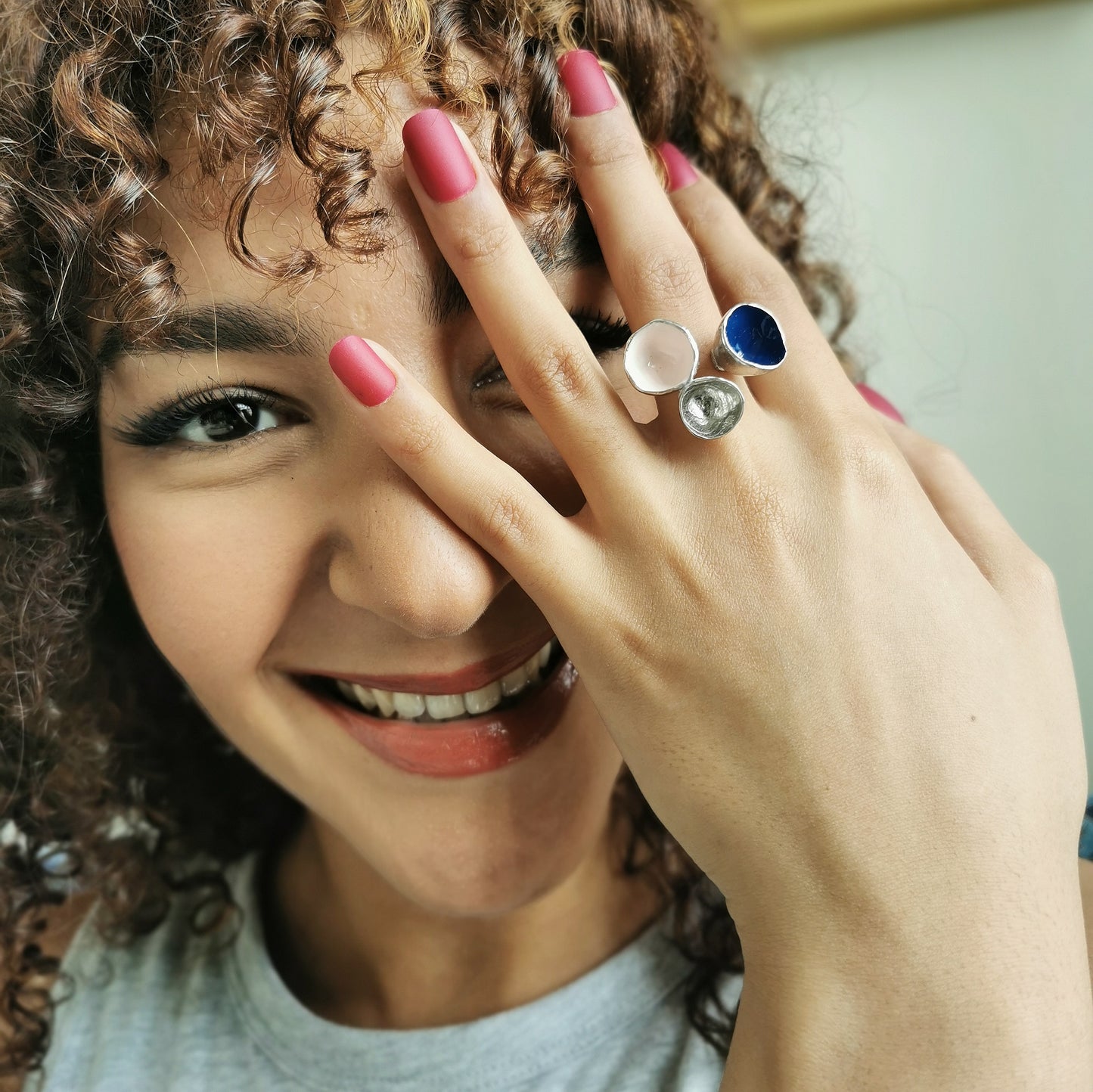 Anello " Tre crateri"