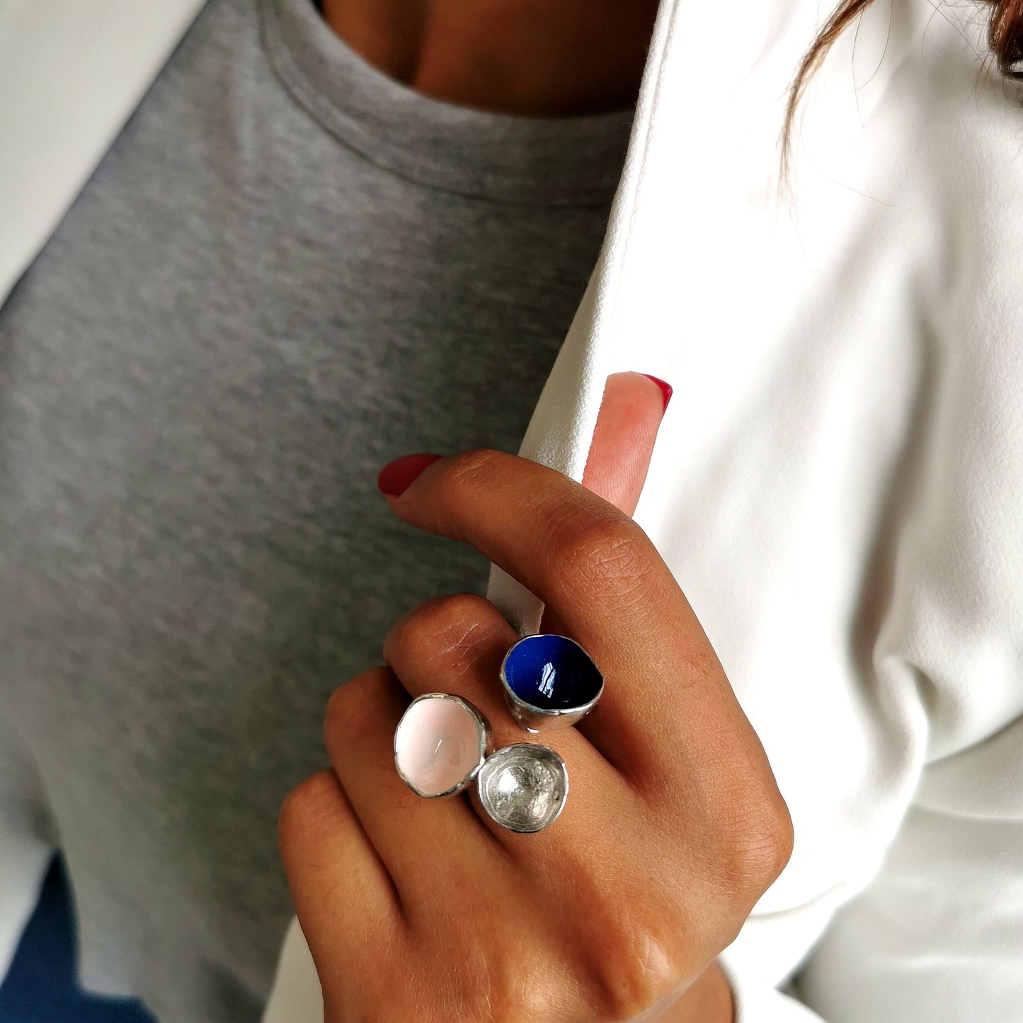 Anello " Tre crateri"