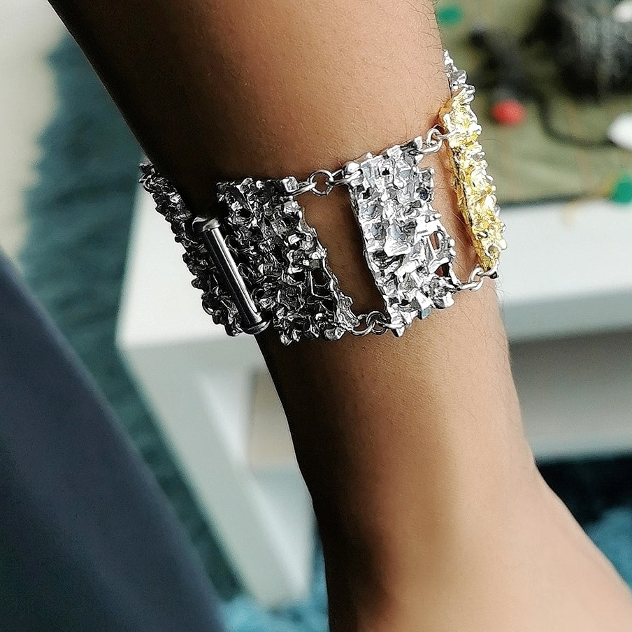 Bracciale piatto "Collezione Barocco"