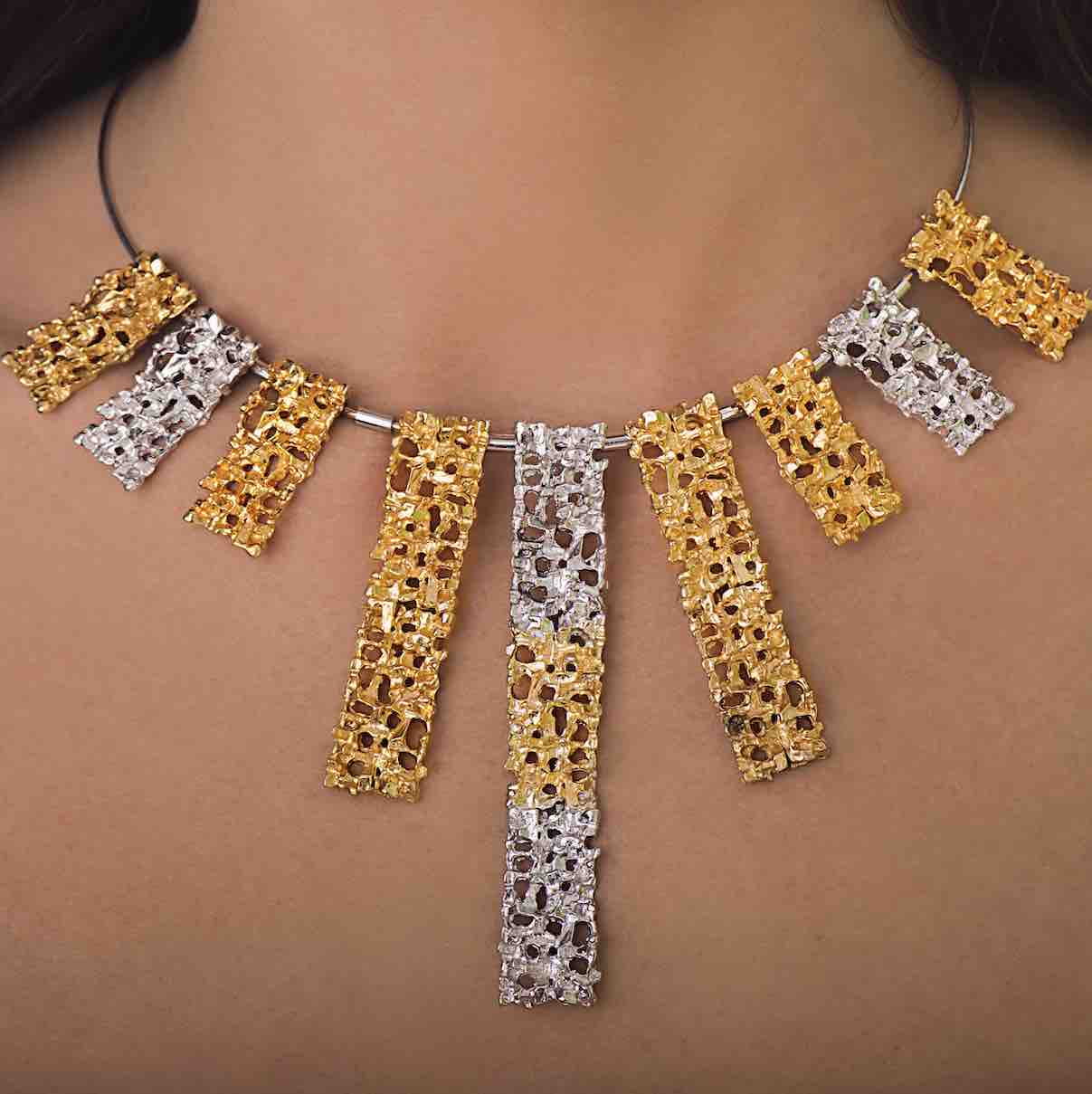 "The SUN" Necklace Baroque Collection