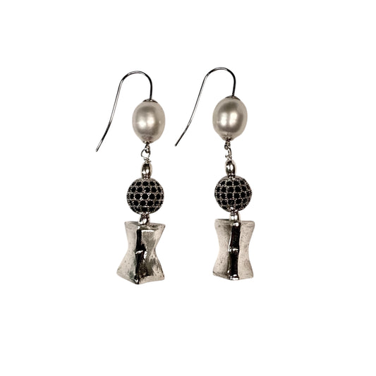 Orecchini pendenti "CLESSIDRA"