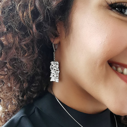 Boucles d'oreilles pendantes "Des trous dans mon âme"