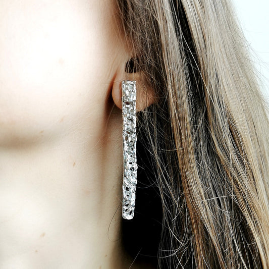 Boucles d'oreilles droites "Collection Baroque"